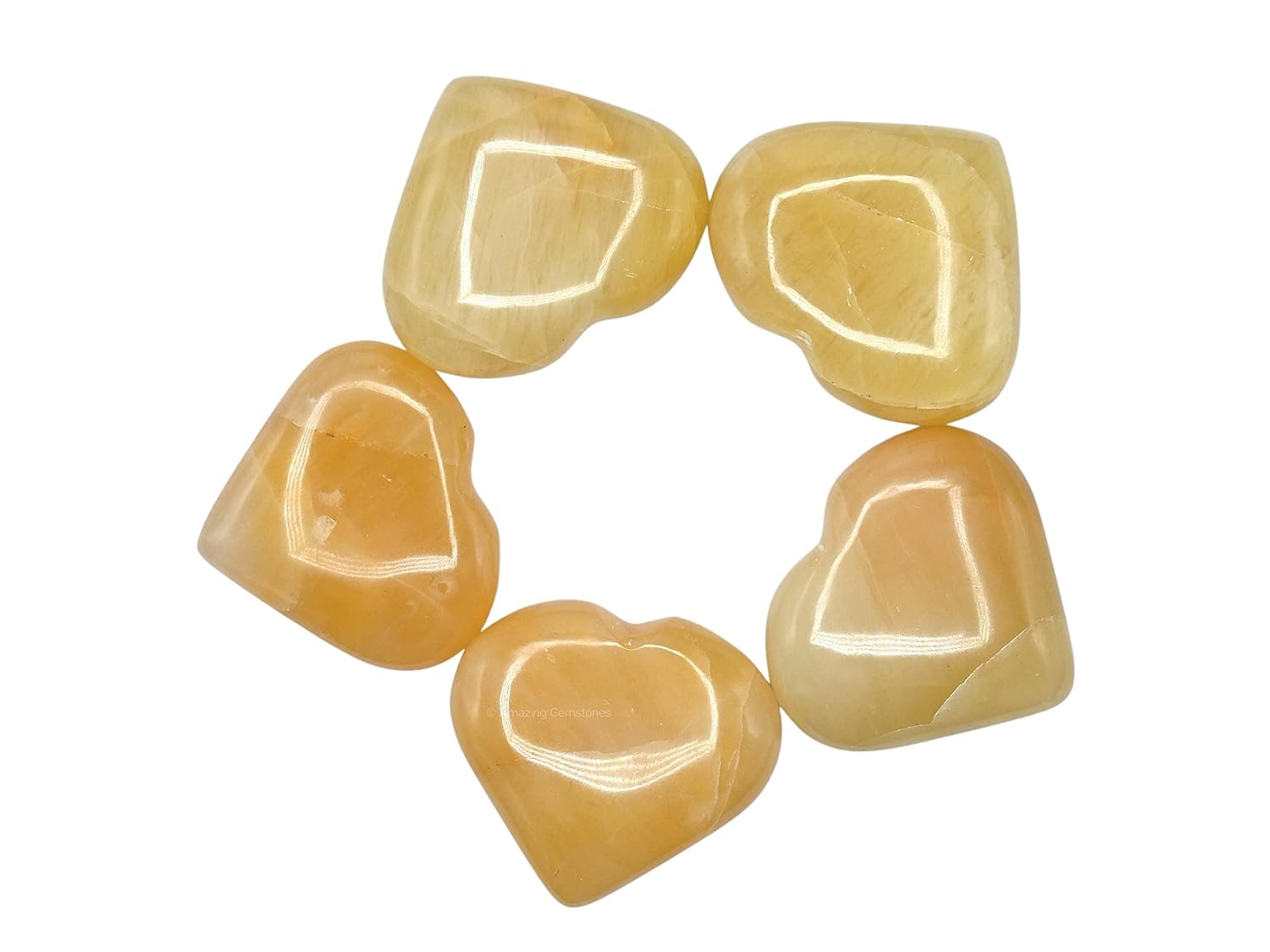 Yellow Aventurine Crystal Heart Palm Stone - Pocket Massage Worry Stone for Natural Body Chakra Balancing, Reiki Healing and Crystal Grid - Image 5