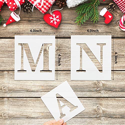 WATINC 26 Pack DIY Burlap Banner Set Include Letter Stencil, Design Swallowtail Flags for Kids and Adults, Handwriting Banner for Birthday and Independence Party, Unique Hand Draw Home Summer Decor