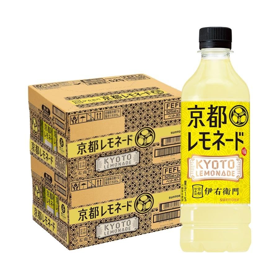 箱無し　レモンボトル　2本 Amazon.co.jp: サントリー 伊右衛門 京都レモネード【手売り用】 525ml