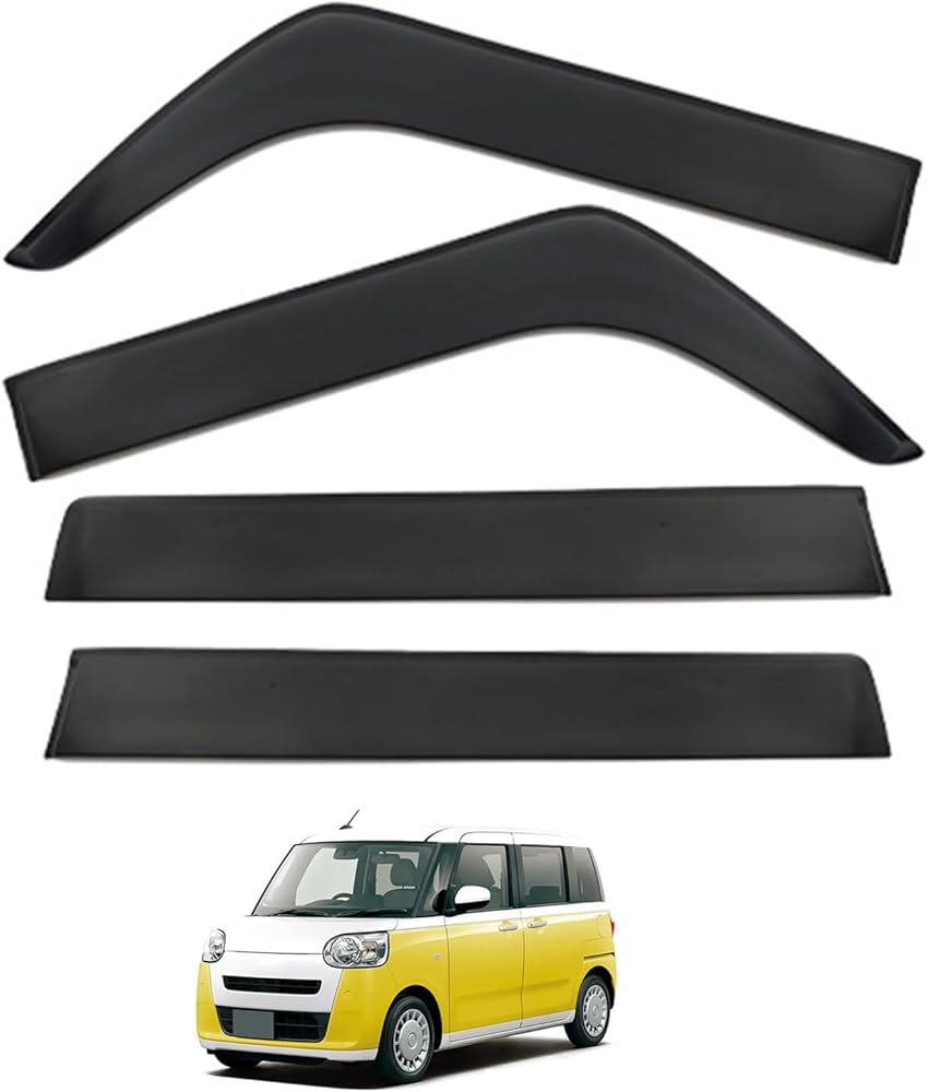 Amazon | 車用 サイドバイザー に適合する ダイハツ ムーヴ キャンバス