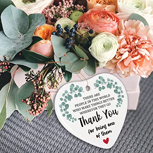 Thank You Gifts Ornament Heart Plaque, Thank You Appreciation Gifts For Coworker Colleague Social Workers Friends Sisters #TOP2