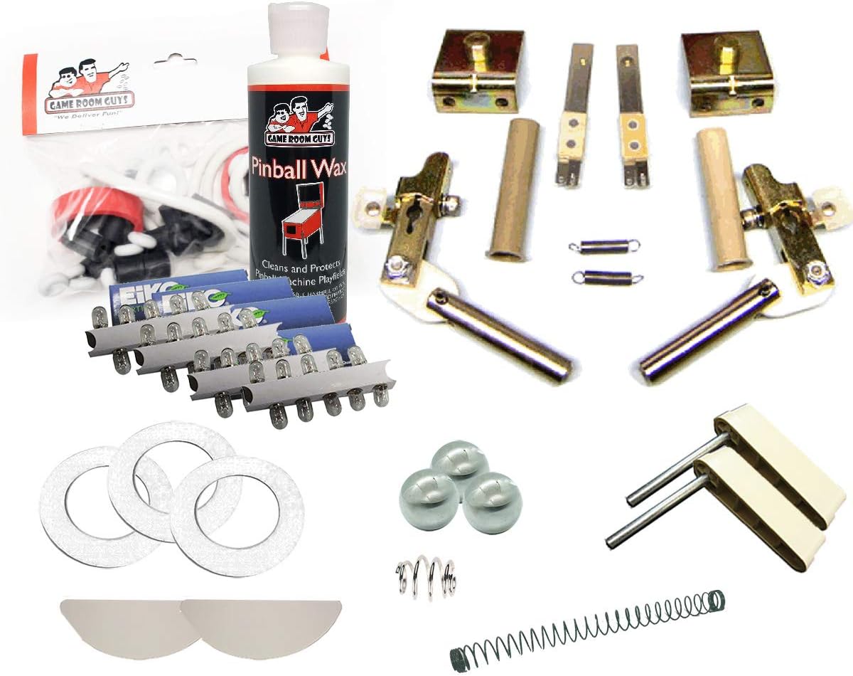 Game Room Guys 2001 Stern Pinball White Premium Maintenance Kit Compatible with Austin Powers Pinball Machine