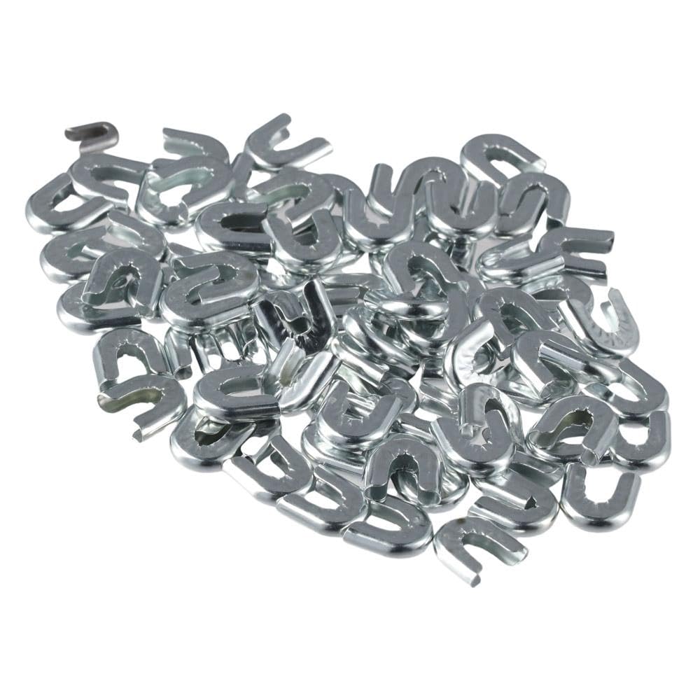hobbyhub 200pcs Spiral Boning Sewing Tips, 10mm Stainless Steel Undergarment Spiral Corset Boning Caps for DIY Clothes Sewing