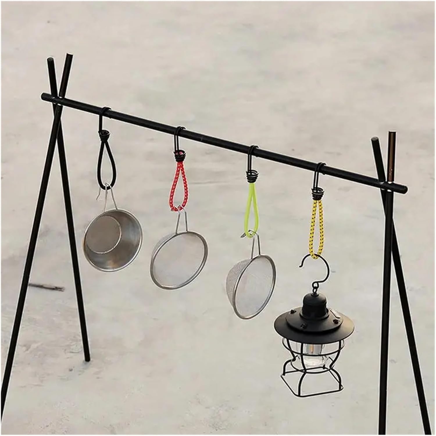 Multiple 15pcs Bungee Cords with Hook Elastic Camping Tent Straps Tarp Rope(B)