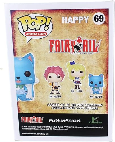 Miniatura 2 de Figura de acción de Happy de Fairy Tail, Funko POP Anime