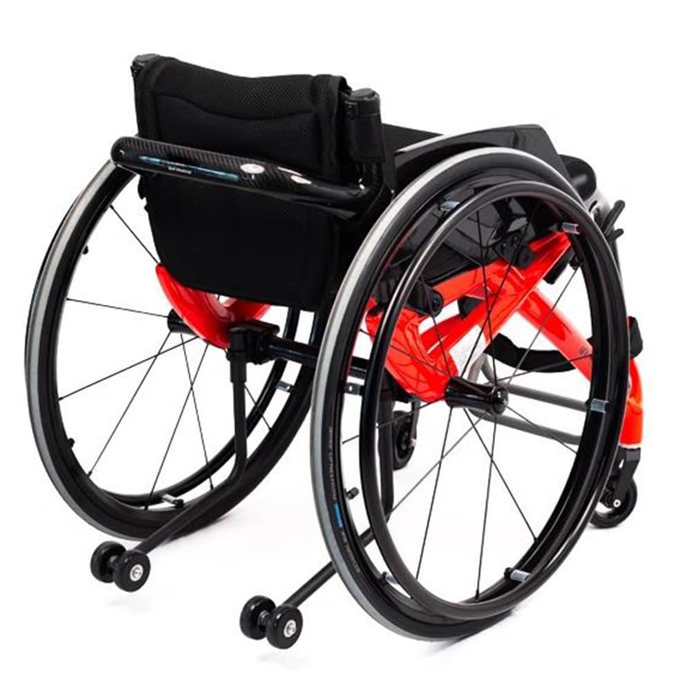Ruedas de Repuesto para Silla de Ruedas de 24 pulgadas, Conjunto de Ruedas Traseras para Silla de Ruedas Deportiva, Ruedas Neumáticas Antideslizantes con Cubos de Aluminio, Rodamiento: 1/2"(12.7mm)