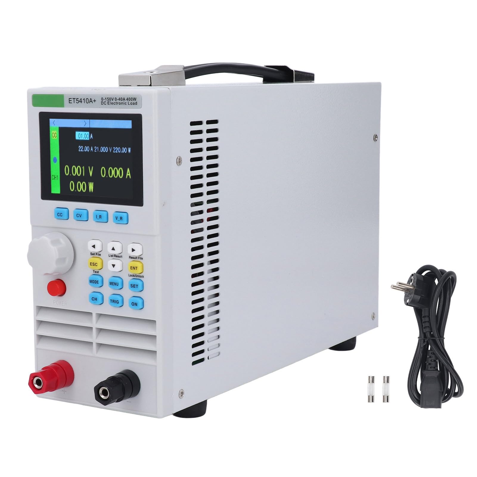 Alimentatore CC ET5410A+ Lega di Alluminio 400 W 0-150 V 0-40 A Alta Precisione Dotato di Porta di Ricarica USB 5 V 2 A per Progetti di Riparazione Elettronica in Laboratorio