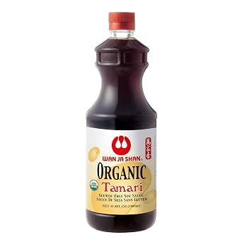 Wan Ja Shan Organic Gluten Free Soy Sauce - Tamari Sauce. 1 Liter 33.8oz 1 Liter