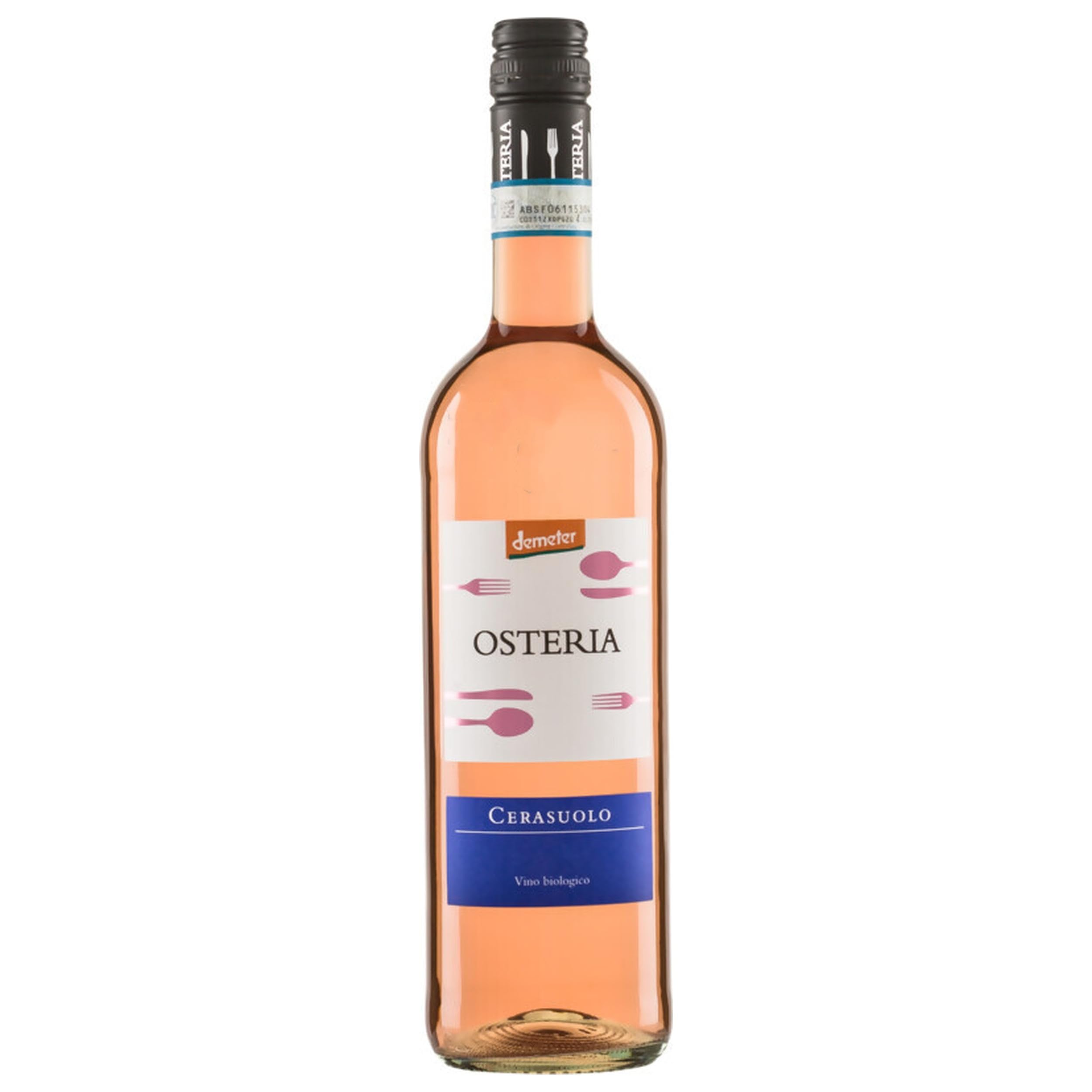 Vinerum Kellerei Radolfzell OSTERIA Cerasuolo d'Abruzzo Rosato DOC Demeter Roséwein Rosé Trocken BIO Italien inkl. FeinWert E-Book (6 x 0.75 l)