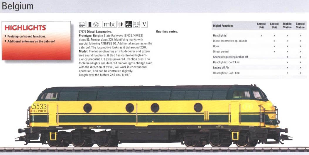 Locomotive Heljan Série 15 SNCB/NMBS – AC Digital – Neuve