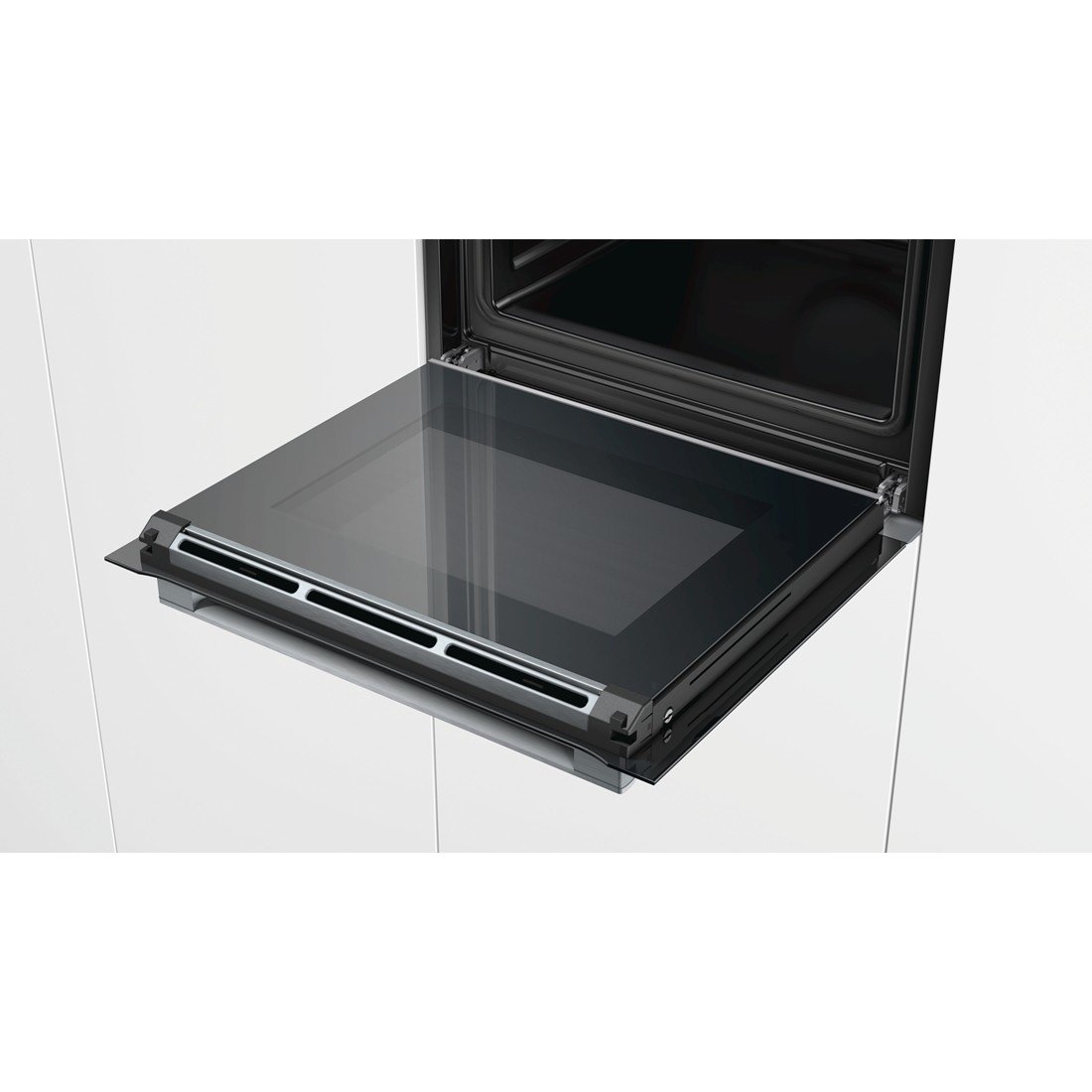 Bosch HBG676ES1C Backofen, mittel, 71 l, 71 l, 30-300 °C, Schwarz, Edelstahl