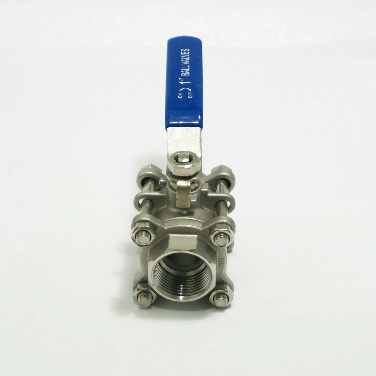 Válvula de bola de 1 pulgada DN25 en acero inoxidable 304 de paso total