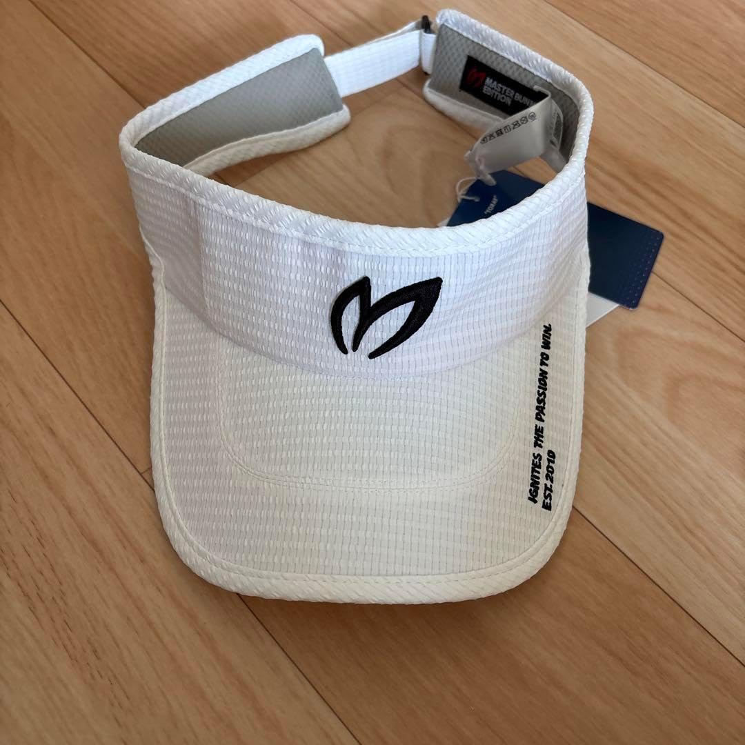 ホーンガーメント ゴルフ サンバイザー 白 フリーサイズ