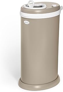 Ubbi Stainless Steel Portable Diaper Pail - 100% Odor Locking Diaper Disposable Bin with Child-Safe Lock, Easy To Use, Bab... Price In India