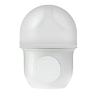 Vista 3 de Boon NURSH - Botellas de silicona reutilizables, 4 onzas (gris)
