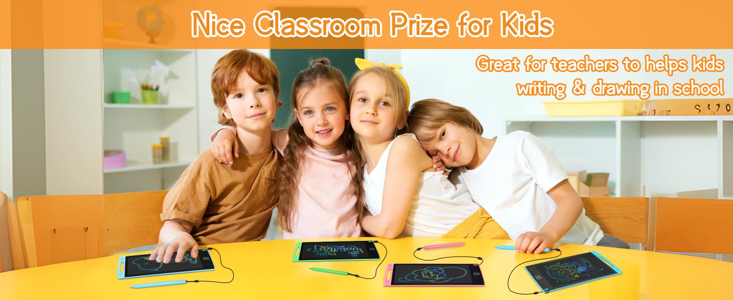 Tavoletta di scrittura LCD per i bambini Tavole da disegno compresse di scrittura per la classe | Confezione da 32 tavolette da scrittura LCD da 8,5 pollici per bambini Bulk per la scuola utile bomboniera