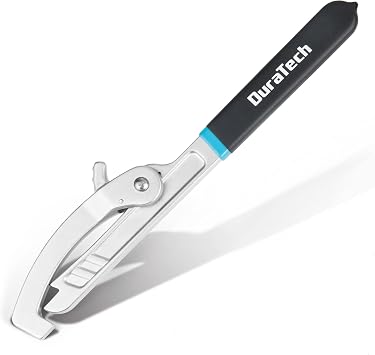 DURATECH Sink Strainer Lock Nut Wrench, Adjustable up to 4-34" Capacity | Upgrade Jaw, for Install or Remove Strainer Basket Lock Nuts
