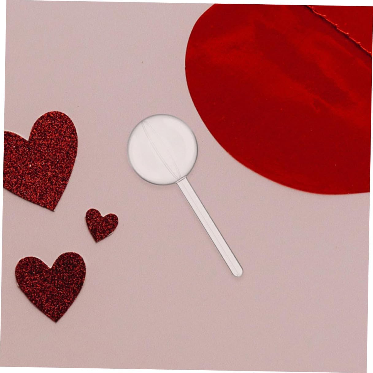 TOKIDNY 24pcs round Lollipop Candy Boxes DIY Fillable Plastic Packaging Containers for Wedding Favors Party Storage