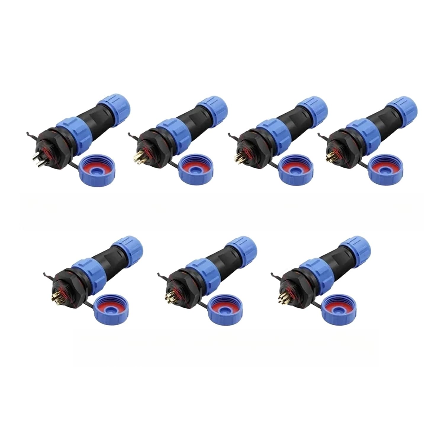 Sp13 Sp20/SP21 IP68 Aviation Plugs and sockets(SP13 5 Sets 2P)