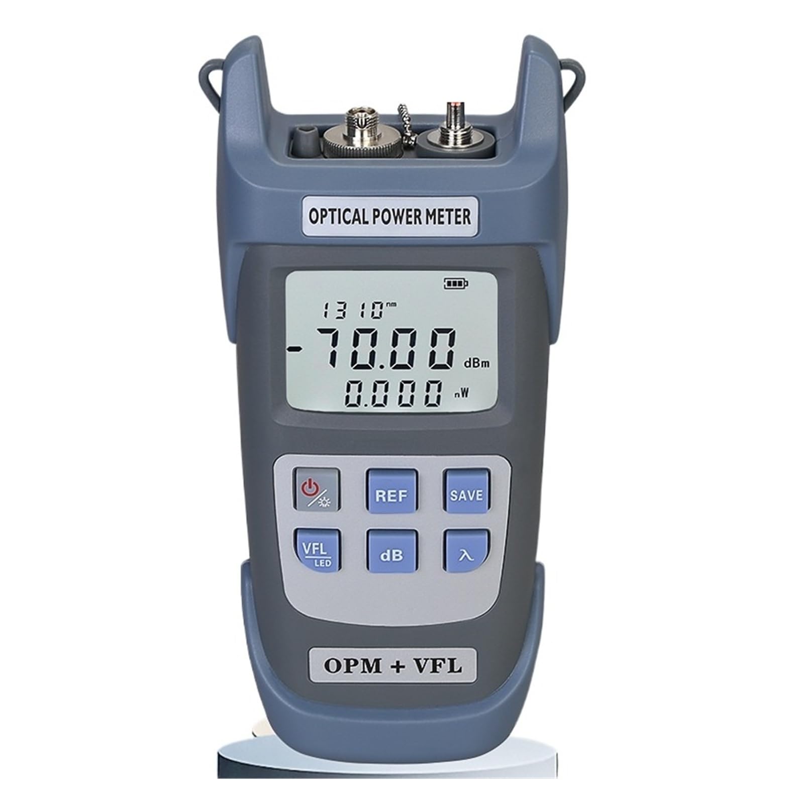 Compteur de puissance optique (OPM), localisateur visuel de défauts (1/10/15/30/50MW VFL), testeur de câbles à fibres optiques FTTH, AUA-G710B Erreur faible