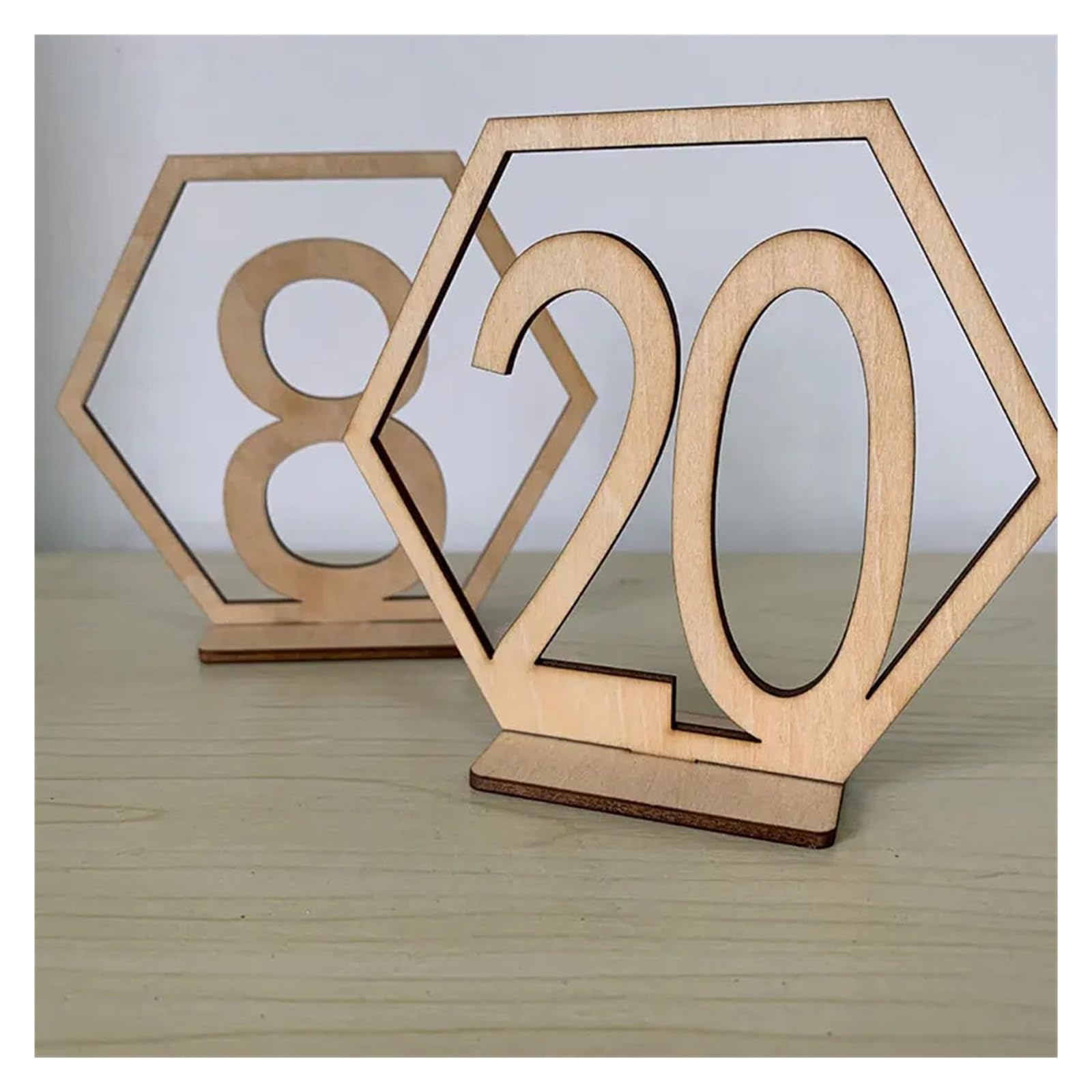 Hochzeit Holz Tisch Nummer Mit Stand Basis Platz Halter Decor Karten Willkommen Zeichen 10 stücke(45981)