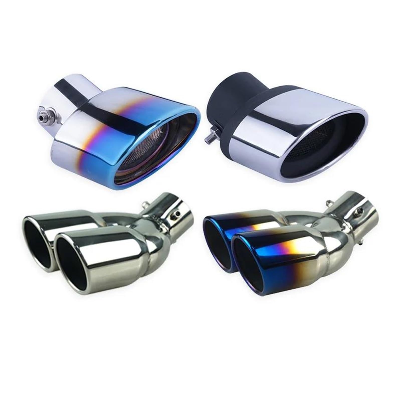 Tubo Escape Coche Para Toyota Para Prius 3 XW30 3. ª Generación 2010 2011 20212 2013 2014 2015 1 Uds Silenciador Tubo De Escape De Coche Punta De Silenciador Tubo Punta Silenciador Escape(1PCS-Style-A