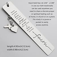 Vista 6 de Marcapáginas de fe regalos para hija, hijo, adolescente, niñas, niños, regalos cristianos para mujeres, amigas, compañeras de trabajo, madre, Faith2