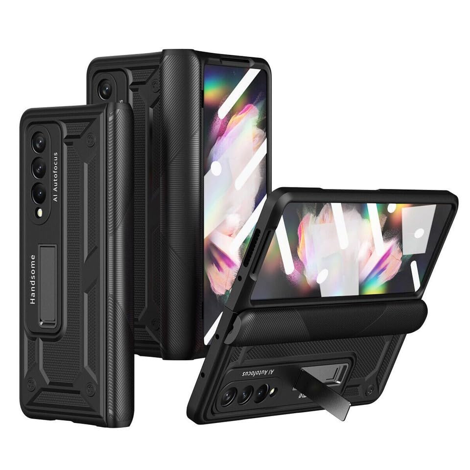 Coque Galaxy Z Fold 7 rabat rigide noir pour vos déplacements urbains
