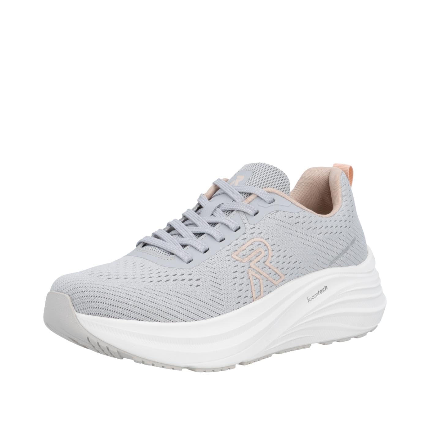 Rieker W4101, Women's Low Trainer, Grey, 42 EU/UK 8