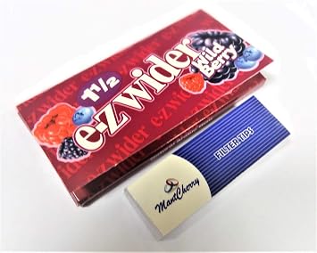 Brand 2 Tips and Joker & E-Zwider 1-1/2 Size Flavoured Paper in 'Assorted' Flavors - 24 Booklets Combo Deal by Trendz