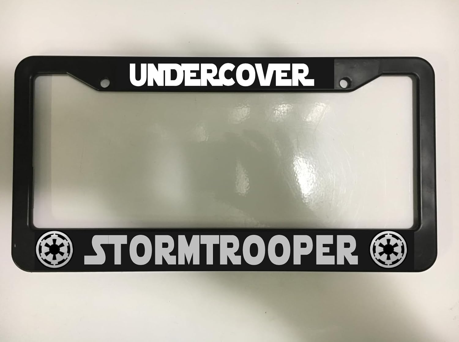 STAR WARS IMPERIAL" License Plate Frame, Custom Made Of Chrome - Foto 11