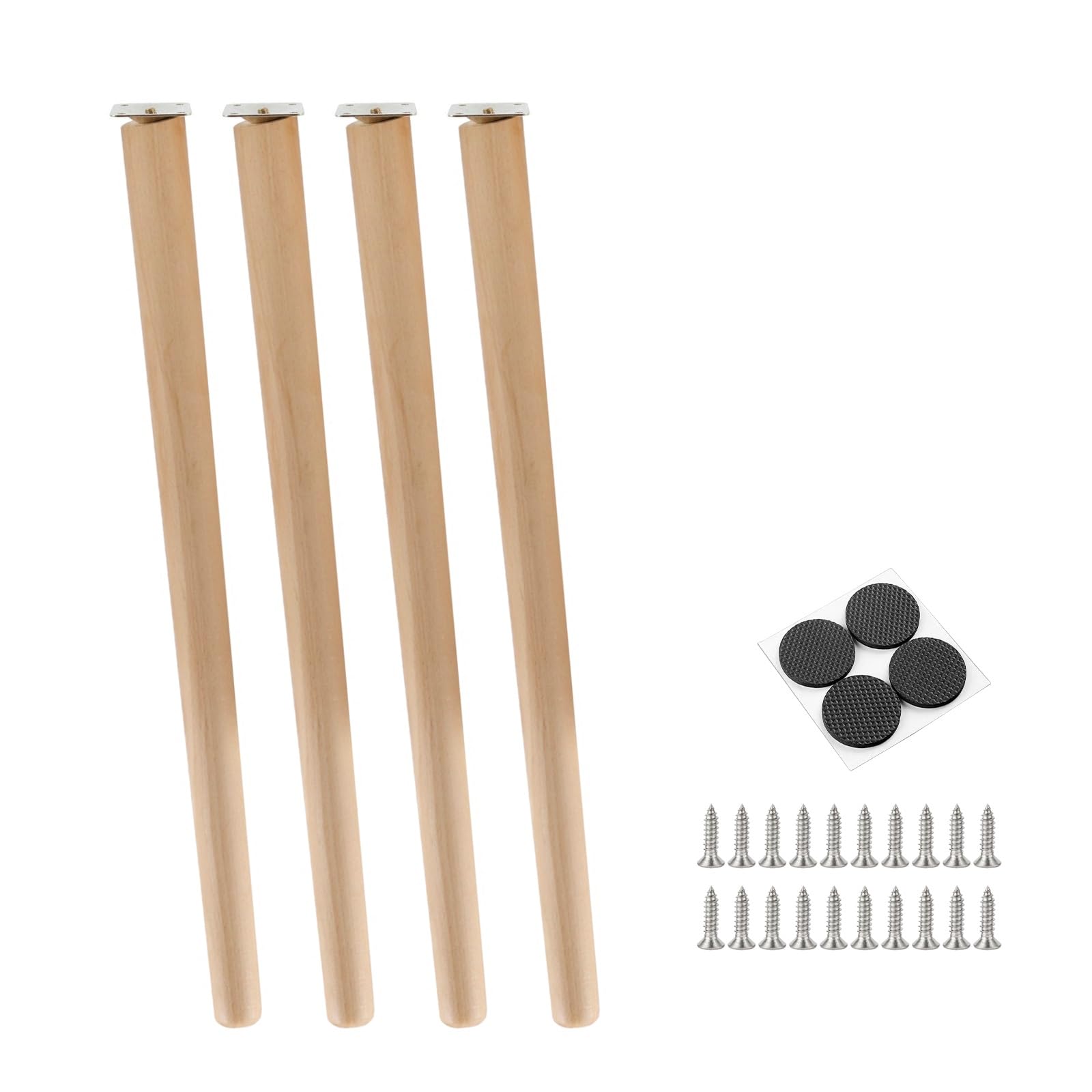 Amazon.co.jp: テーブル足 木 デスク 脚 家具脚 無垢材 机 脚