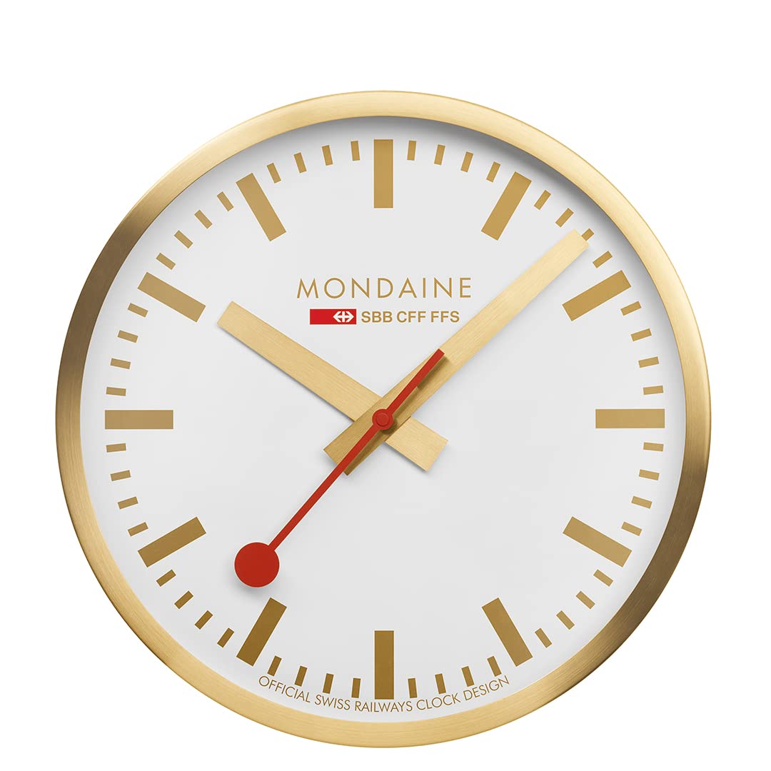 Amazon.com: Mondaine - Wall Clock A990.Clock.18SBG 25cm - Official