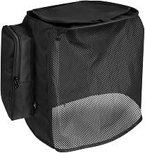 Travel Carrying Case for JBL Partybox Encore2 Speaker Portable Storage Bag Full-Coverage Mesh Nylon Side Pockets Speaker Protective Dust Cover