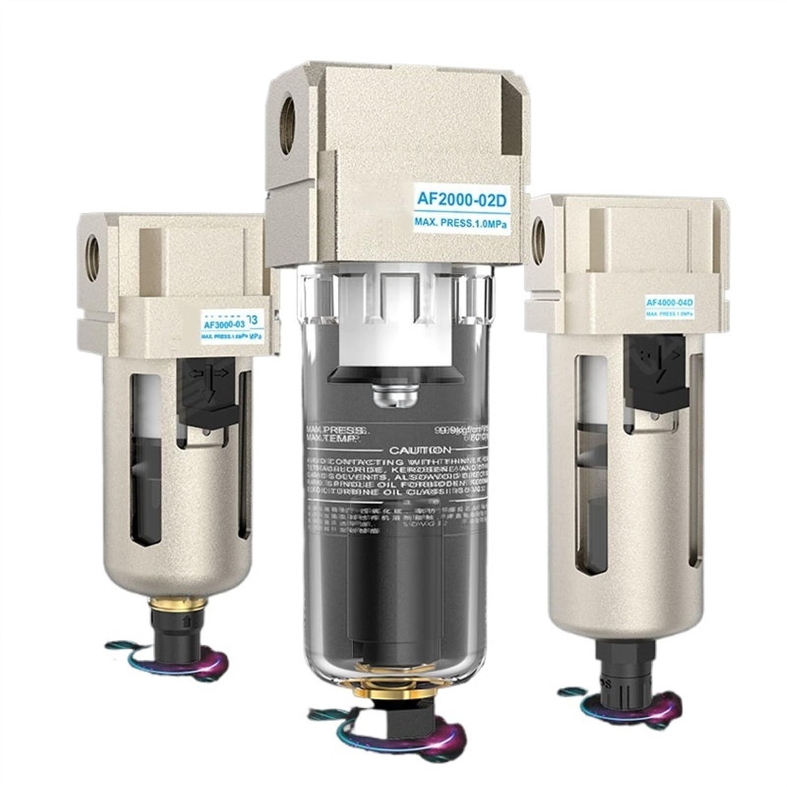 Séparateur d'huile et d'eau AF3000-02 drainage pneumatique automatique