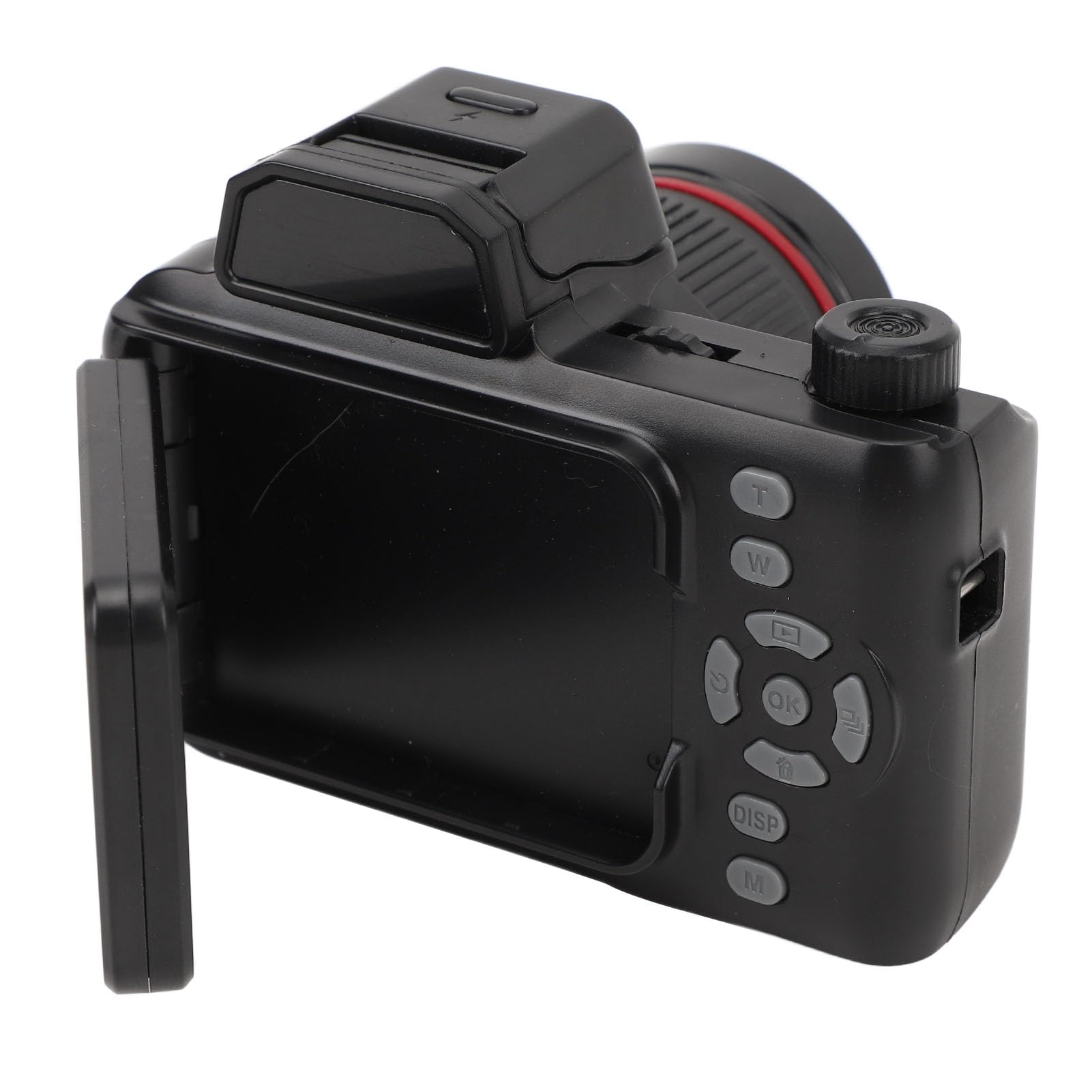 Fotocamera Digitale con Schermo Ribaltabile da 2,2 Pollici, Fotocamera Digitale 4K 16MP con Zoom Ottico 16X, Fotocamera Digitale Ricaricabile Videoregistratore Grandangolare 4K