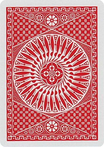 One Dozen Deck TALLY-HO Circle (12 red)