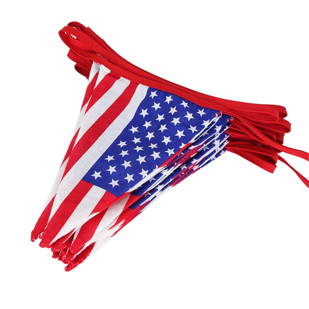 Aeromdale 10 m 36 flag narodowy baner proporczyk girlanda chorągiewka biznes impreza wybory dzień spotkanie dekoracja - Ameryka USA - 1 szt