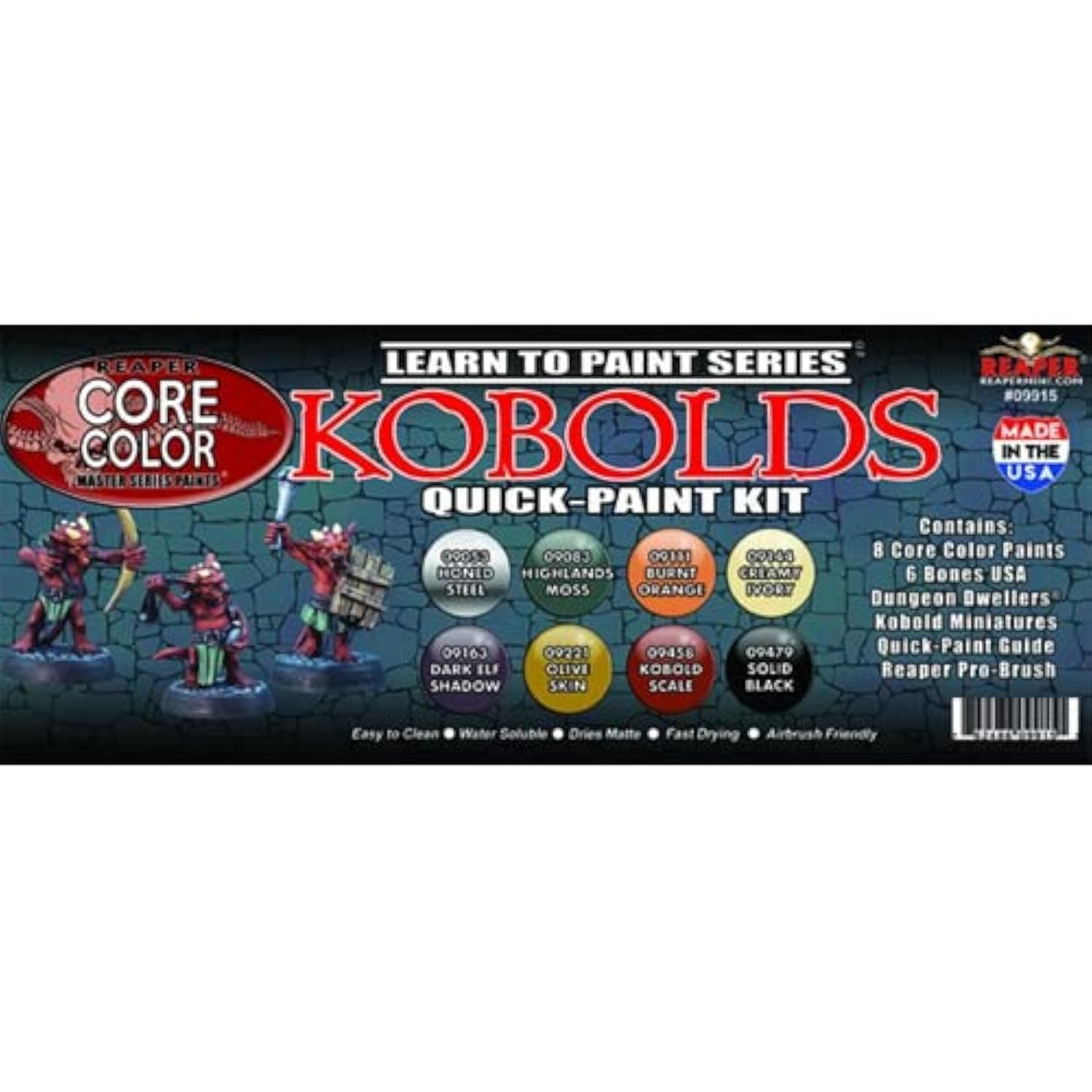 Miniature Painting Starter Set REAPER Learn To Paint Kit: Everything ...