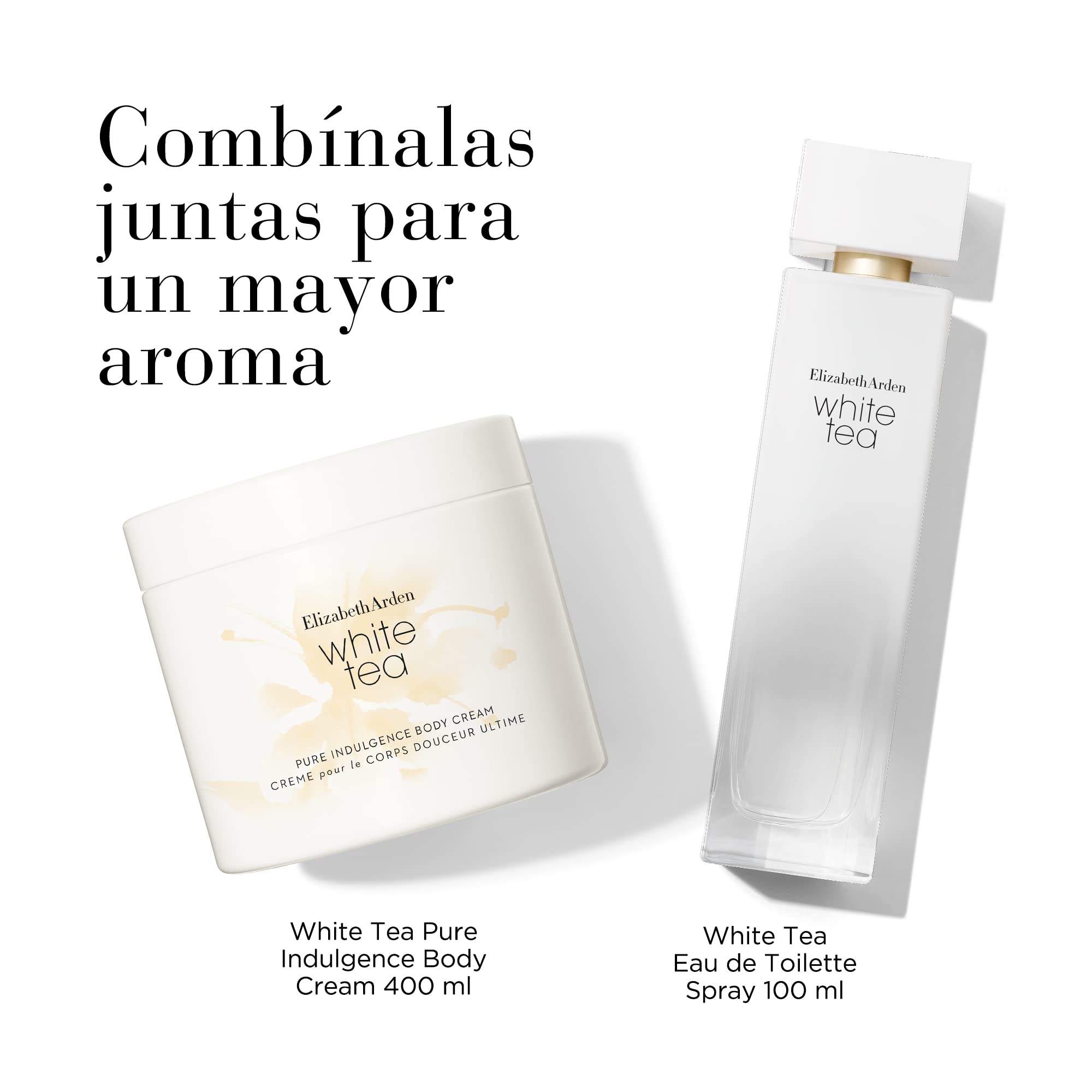 Elizabeth Arden White Tea, Eau de Toilette, Perfume de Mujer + Crema Hidratante Corporal Perfumada