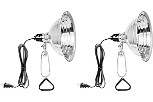 Simple Deluxe 2-Pack Clamp Lamp Light for Enhanced Illumination