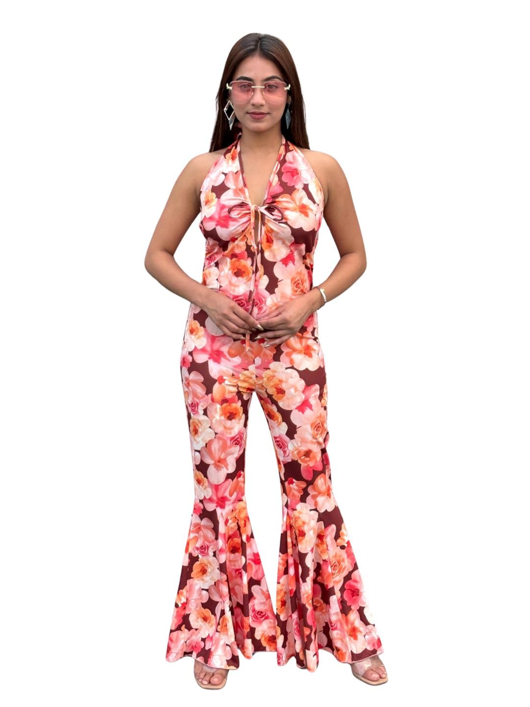 Women's Multicolor Cotton Blend Jumpsuit Regular Long Sleeve Jumpsuit for Womens Soft & Breathable & Comfortable Outfits for Office, Casual, Festive & Party (11665)-image-48