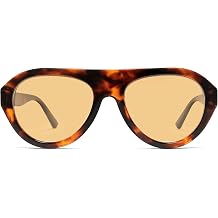 Polarized Retro 90s Aviator Sunglasses Womens Mens Trendy Round Pilot Sun Glasses Single Bridge AR82384