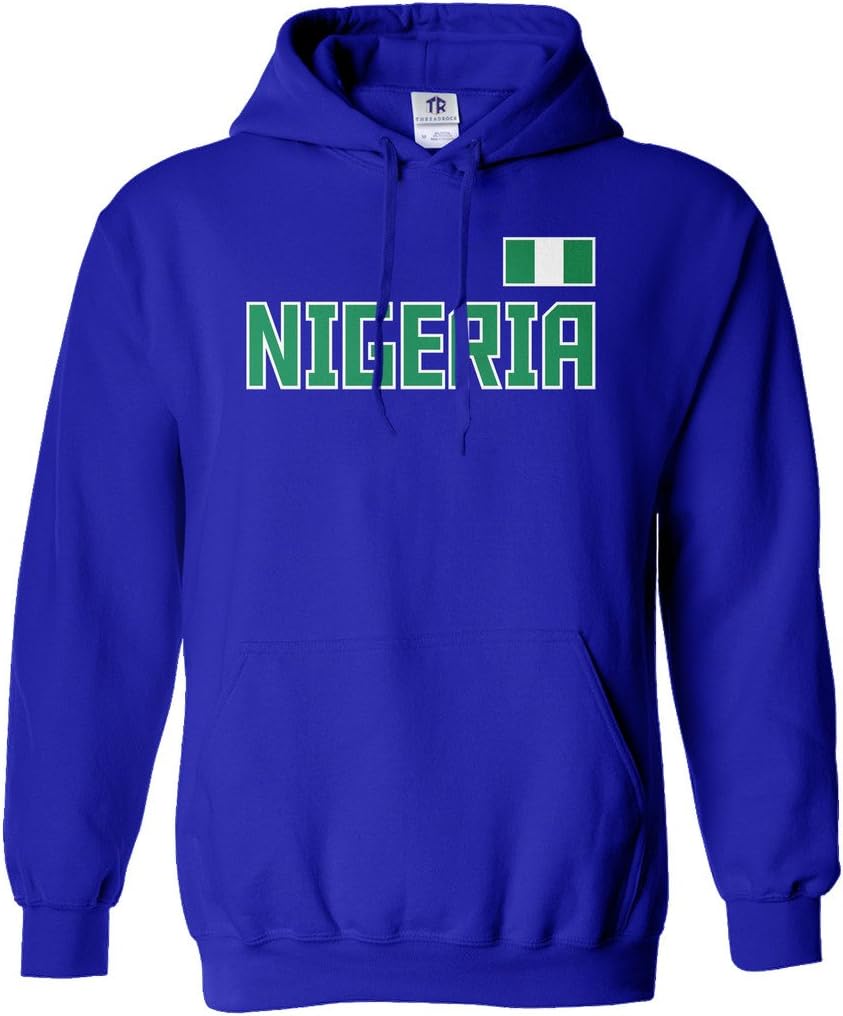Threadrock Nigeria National Pride Unisex Hoodie Sweatshirt