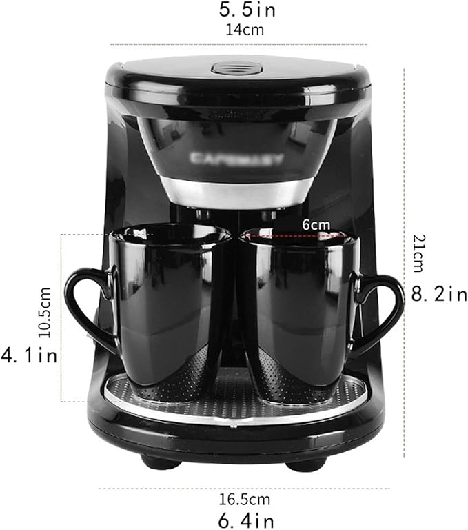 Cafetera Automática Portátil para Hogar y Oficina con Función Espresso y Filtro miniatura 2