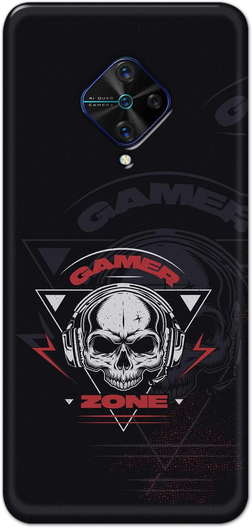 PRINTFIDAA® Printed Hard Back Cover for Vivo S1 Pro Back Cover (Gamer Zone) -280724(KD)