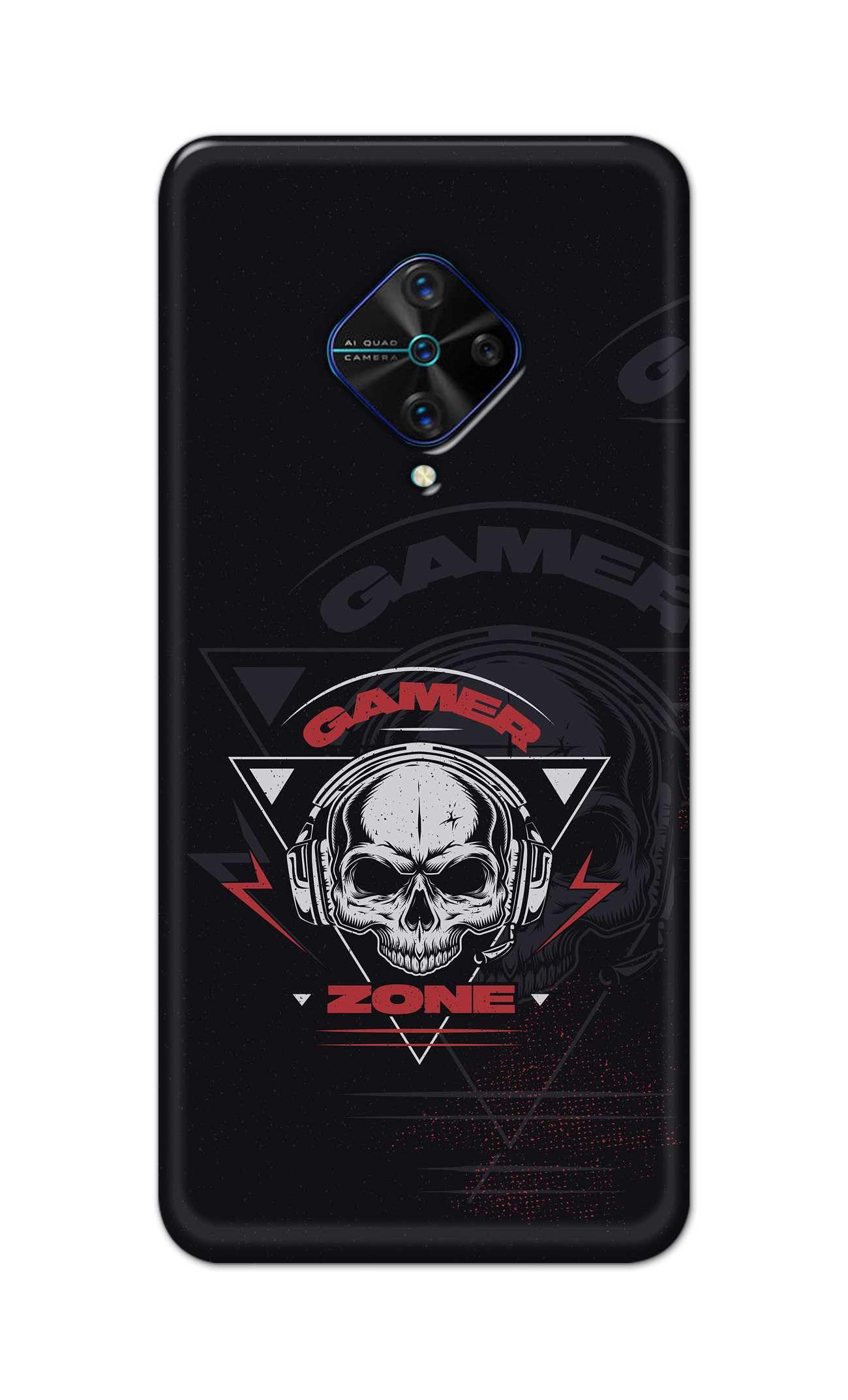 PRINTFIDAA® Printed Hard Back Cover for Vivo S1 Pro Back Cover (Gamer Zone) -280724(KD)