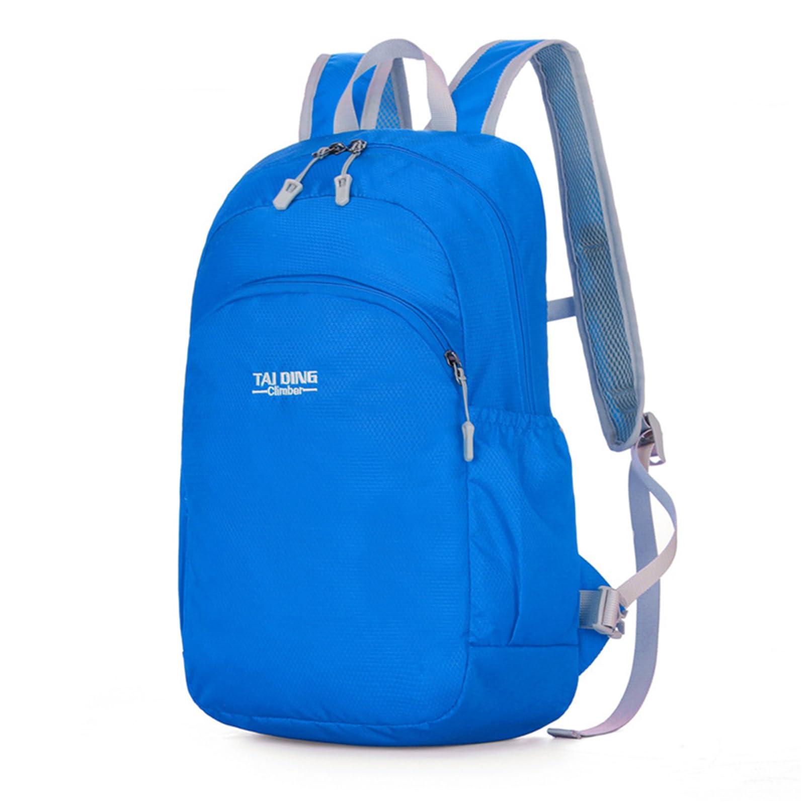 Zaino da Trekking Zaino Impermeabile Leggero Pieghevole Zaino 19L Hiking Backpack per Donna Uomo Campeggio Ciclismo Arrampicata Sport Azzurro