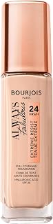 Bourjois Always Fabulous 24 HRS Matte Foundation, 105 Natural Ivory, 30 ml