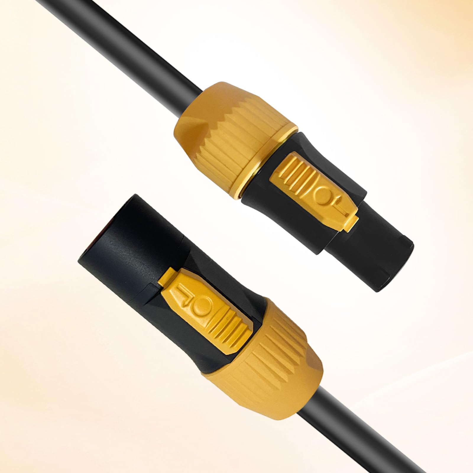 Seetronic, cavo di prolunga PowerCon da SAC3FX a SAC3MX PowerCon, 12 AWG, cavo PowerCon maschio a femmina, connettore resistente da 20 A per esterni, 90 cm